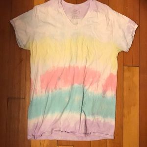 A shirt that I tie dyed